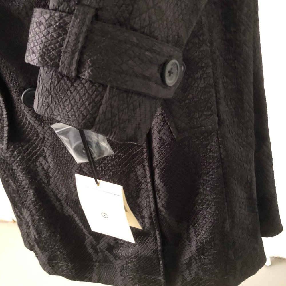 ALTUZARRA TARGET BLACK SNAKE TRENCH COAT NWT  S/P - Picture 6 of 8